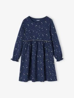Robe De Fête Motifs étoiles Irisés Fille -Cyrillus || PETIT BATEAU || MINNIE Soldes Boutique robe de fete motifs etoiles irises fille 7