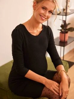 Robe De Fête Pailletée De Grossesse -Cyrillus || PETIT BATEAU || MINNIE Soldes Boutique robe de fete pailletee de grossesse 6