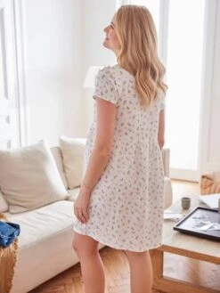 Robe De Grossesse Et D'allaitement Gaze De Coton 18 Robe De Grossesse Et D'allaitement Gaze De Coton -Cyrillus || PETIT BATEAU || MINNIE Soldes Boutique robe de grossesse et dallaitement gaze de coton 7