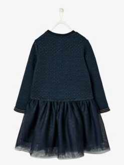 Robe De Noël Fille Bi-matière -Cyrillus || PETIT BATEAU || MINNIE Soldes Boutique robe de noel fille bi matiere 8