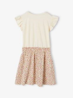 Robe Effet 2 En 1 Fille -Cyrillus || PETIT BATEAU || MINNIE Soldes Boutique robe effet 2 en 1 fille 4