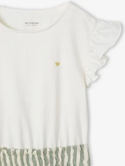 Robe Effet 2 En 1 Fille -Cyrillus || PETIT BATEAU || MINNIE Soldes Boutique robe effet 2 en 1 fille 5