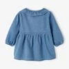 Robe En Denim Bébé Col Volanté -Cyrillus || PETIT BATEAU || MINNIE Soldes Boutique robe en denim bebe col volante
