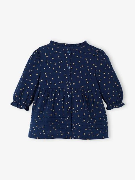 Robe En Gaze De Coton Bébé Ouverture Décalée 11 Robe En Gaze De Coton Bébé Ouverture Décalée – Image 9