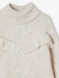 Robe En Tricot Animée De Franges Fille -Cyrillus || PETIT BATEAU || MINNIE Soldes Boutique robe en tricot animee de franges fille 2