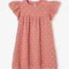 Robe Fille En Gaze De Coton Imprimée Manches Papillon -Cyrillus || PETIT BATEAU || MINNIE Soldes Boutique robe fille en gaze de coton imprimee manches papillon