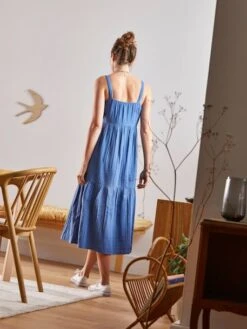 Robe Fines Bretelles Gaze De Coton Grossesse Et Allaitement 13 Robe Fines Bretelles Gaze De Coton Grossesse Et Allaitement -Cyrillus || PETIT BATEAU || MINNIE Soldes Boutique robe fines bretelles gaze de coton grossesse et allaitement 2