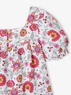 Robe Fleurie à Volants Bébé -Cyrillus || PETIT BATEAU || MINNIE Soldes Boutique robe fleurie a volants bebe 1