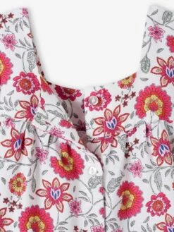 Robe Fleurie à Volants Bébé -Cyrillus || PETIT BATEAU || MINNIE Soldes Boutique robe fleurie a volants bebe 3