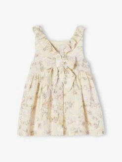 Cyrillus || PETIT BATEAU || MINNIE Soldes Boutique 39 Robe Fleurie Bébé En Gaze De Coton