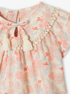 Robe Fleurie Bébé Manches Courtes -Cyrillus || PETIT BATEAU || MINNIE Soldes Boutique robe fleurie bebe manches courtes 2