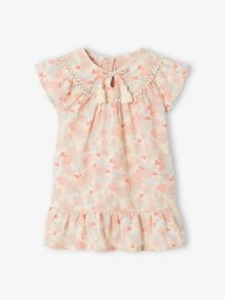 Robe Fleurie Bébé Manches Courtes -Cyrillus || PETIT BATEAU || MINNIE Soldes Boutique robe fleurie bebe manches courtes 5