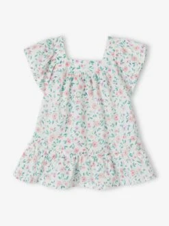 Robe Fleurie Manches Papillon Bébé 7 Robe Fleurie Manches Papillon Bébé -Cyrillus || PETIT BATEAU || MINNIE Soldes Boutique robe fleurie manches papillon bebe 2