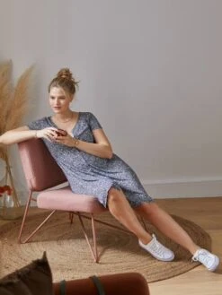 Robe Fluide évolutive Grossesse Et D'allaitement -Cyrillus || PETIT BATEAU || MINNIE Soldes Boutique robe fluide evolutive grossesse et dallaitement 8