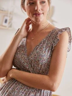 Robe Fluide Imprimée Grossesse Et Allaitement 17 Robe Fluide Imprimée Grossesse Et Allaitement -Cyrillus || PETIT BATEAU || MINNIE Soldes Boutique robe fluide imprimee grossesse et allaitement 6