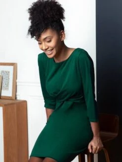 Robe Grossesse Audrey LS ENVIE DE FRAISE 7 Robe Grossesse Audrey LS ENVIE DE FRAISE -Cyrillus || PETIT BATEAU || MINNIE Soldes Boutique robe grossesse audrey ls envie de fraise 1