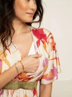 Robe Grossesse Felicineor ENVIE DE FRAISE -Cyrillus || PETIT BATEAU || MINNIE Soldes Boutique robe grossesse felicineor envie de fraise 2