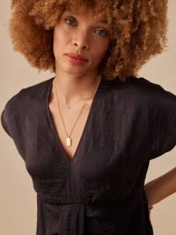 Robe Grossesse Satinée Effet Noué ENVIE DE FRAISE 15 Robe Grossesse Satinée Effet Noué ENVIE DE FRAISE -Cyrillus || PETIT BATEAU || MINNIE Soldes Boutique robe grossesse satinee effet noue envie de fraise 3