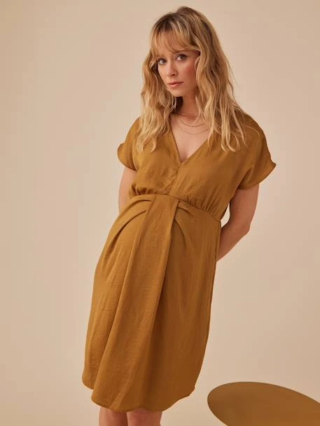 Robe Grossesse Satinée Effet Noué ENVIE DE FRAISE 9 Robe Grossesse Satinée Effet Noué ENVIE DE FRAISE – Image 7