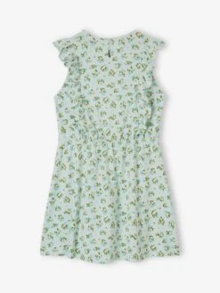 Robe Imprimée à Volants Fille -Cyrillus || PETIT BATEAU || MINNIE Soldes Boutique robe imprimee a volants fille 5
