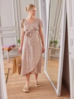 Robe Imprimée Fleurs Avec Lien à Ceinturer Grossesse Et Allaitement 13 Robe Imprimée Fleurs Avec Lien à Ceinturer Grossesse Et Allaitement -Cyrillus || PETIT BATEAU || MINNIE Soldes Boutique robe imprimee fleurs avec lien a ceinturer grossesse et allaitement 2