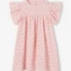 Robe Imprimée Fleurs En Gaze De Coton Fille -Cyrillus || PETIT BATEAU || MINNIE Soldes Boutique robe imprimee fleurs en gaze de coton fille