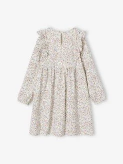 Robe Imprimée Fleurs Fille Manches Volantées -Cyrillus || PETIT BATEAU || MINNIE Soldes Boutique robe imprimee fleurs fille manches volantees 1