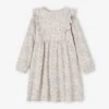 Robe Imprimée Fleurs Fille Manches Volantées -Cyrillus || PETIT BATEAU || MINNIE Soldes Boutique robe imprimee fleurs fille manches volantees