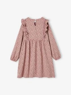 Robe Imprimée Fleurs Fille Manches Volantées -Cyrillus || PETIT BATEAU || MINNIE Soldes Boutique robe imprimee fleurs fille manches volantees 4