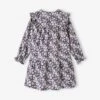 Robe Imprimée Fleurs Manches Volantées Fille -Cyrillus || PETIT BATEAU || MINNIE Soldes Boutique robe imprimee fleurs manches volantees fille