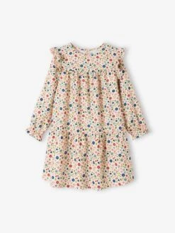 Robe Imprimée Fleurs Manches Volantées Fille -Cyrillus || PETIT BATEAU || MINNIE Soldes Boutique robe imprimee fleurs manches volantees fille 6