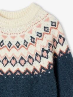 Robe Jacquard En Tricot Fille