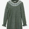Robe Jacquard Fille CYRILLUS En Tricot 1 Robe Jacquard Fille CYRILLUS En Tricot -Cyrillus || PETIT BATEAU || MINNIE Soldes Boutique robe jacquard fille cyrillus en tricot