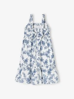 Robe Longue à Bretelles Cérémonie Fille 12 Robe Longue à Bretelles Cérémonie Fille -Cyrillus || PETIT BATEAU || MINNIE Soldes Boutique robe longue a bretelles ceremonie fille 1