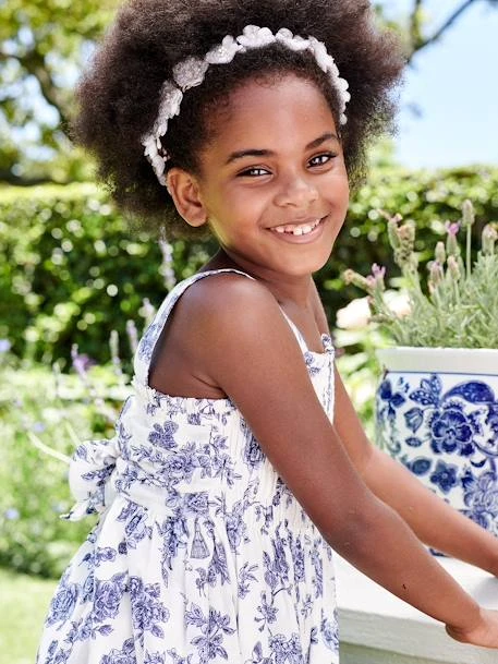 Robe Longue à Bretelles Cérémonie Fille 8 Robe Longue à Bretelles Cérémonie Fille – Image 6