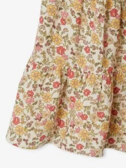 Robe Longue à Bretelles En Gaze De Coton Fille -Cyrillus || PETIT BATEAU || MINNIE Soldes Boutique robe longue a bretelles en gaze de coton fille 3