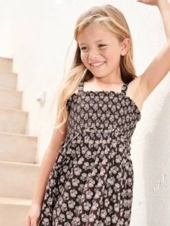 Robe Longue à Fines Bretelles Et Smocks Fille 15 Robe Longue à Fines Bretelles Et Smocks Fille -Cyrillus || PETIT BATEAU || MINNIE Soldes Boutique robe longue a fines bretelles et smocks fille 5