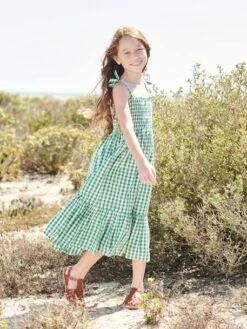 Robe Longue à Smocks Fille -Cyrillus || PETIT BATEAU || MINNIE Soldes Boutique robe longue a smocks fille 4