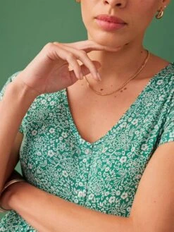 Robe Longue Grossesse Fluide Boutonnée ENVIE DE FRAISE -Cyrillus || PETIT BATEAU || MINNIE Soldes Boutique robe longue grossesse fluide boutonnee envie de fraise 2