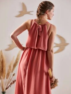 Robe Longue Sans Manches Grossesse Et Allaitement -Cyrillus || PETIT BATEAU || MINNIE Soldes Boutique robe longue sans manches grossesse et allaitement 1