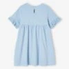 Robe Manches Courtes En Broderie Anglaise Fille -Cyrillus || PETIT BATEAU || MINNIE Soldes Boutique robe manches courtes en broderie anglaise fille