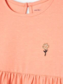 Robe Manches Courtes En Broderie Anglaise Fille -Cyrillus || PETIT BATEAU || MINNIE Soldes Boutique robe manches courtes en broderie anglaise fille 6