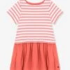 Robe Manches Courtes En Jersey Et Gaze De Coton Bio PETIT BATEAU 2 Robe Manches Courtes En Jersey Et Gaze De Coton Bio PETIT BATEAU -Cyrillus || PETIT BATEAU || MINNIE Soldes Boutique robe manches courtes en jersey et gaze de coton bio petit bateau