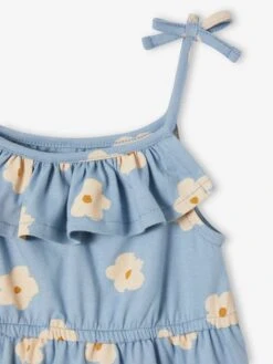 Robe Mi-longue à Bretelles Imprimée Fille -Cyrillus || PETIT BATEAU || MINNIE Soldes Boutique robe mi longue a bretelles imprimee fille 2