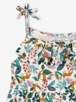 Robe Mi-longue à Bretelles Imprimée Fille -Cyrillus || PETIT BATEAU || MINNIE Soldes Boutique robe mi longue a bretelles imprimee fille 8