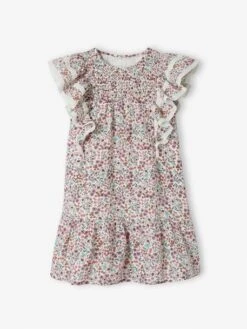 Robe Motifs Fleurs De Cerisier Fille Manches Volantées 8 Robe Motifs Fleurs De Cerisier Fille Manches Volantées -Cyrillus || PETIT BATEAU || MINNIE Soldes Boutique robe motifs fleurs de cerisier fille manches volantees 2