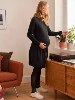 Robe-pull Bi-matière Grossesse Et Allaitement
