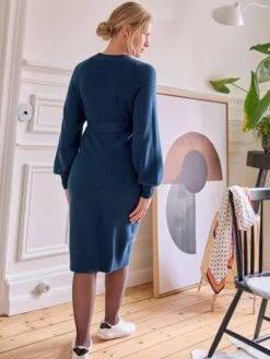 Robe-pull Mi-longue Avec Ceinture De Grossesse 12 Robe-pull Mi-longue Avec Ceinture De Grossesse -Cyrillus || PETIT BATEAU || MINNIE Soldes Boutique robe pull mi longue avec ceinture de grossesse 3