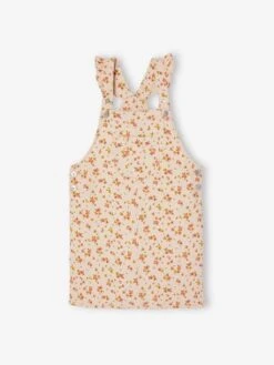 Robe-salopette à Fleurs Bretelles à Volants -Cyrillus || PETIT BATEAU || MINNIE Soldes Boutique robe salopette a fleurs bretelles a volants 5