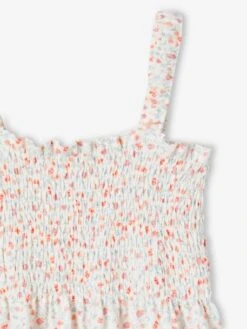 Robe Smockée à Bretelles Fille -Cyrillus || PETIT BATEAU || MINNIE Soldes Boutique robe smockee a bretelles fille 3